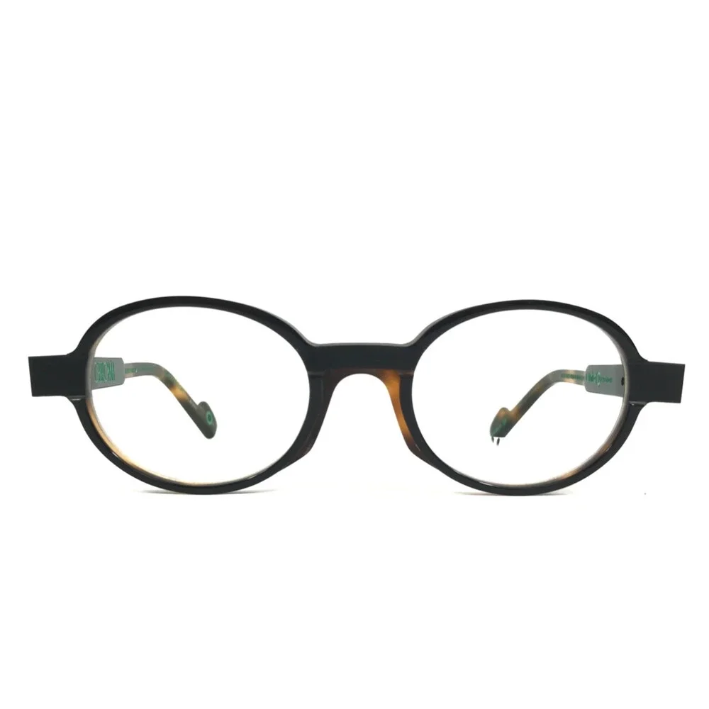 Etnia Barcelona Eyeglasses Frames CHROMA N43 BKHV Black Havana Brown 48-20-140